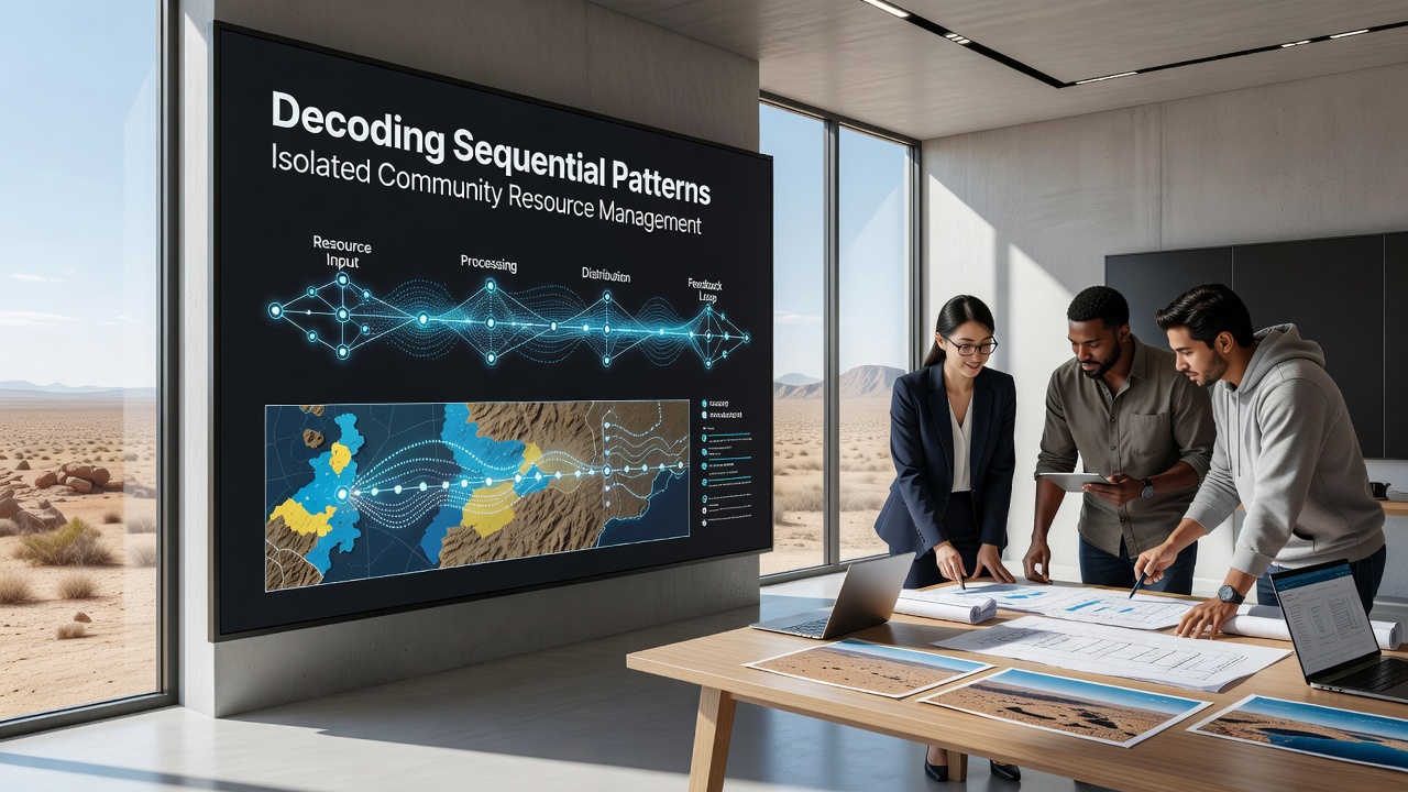 Decoding Sequential Patterns in Isolated Community Resource Management